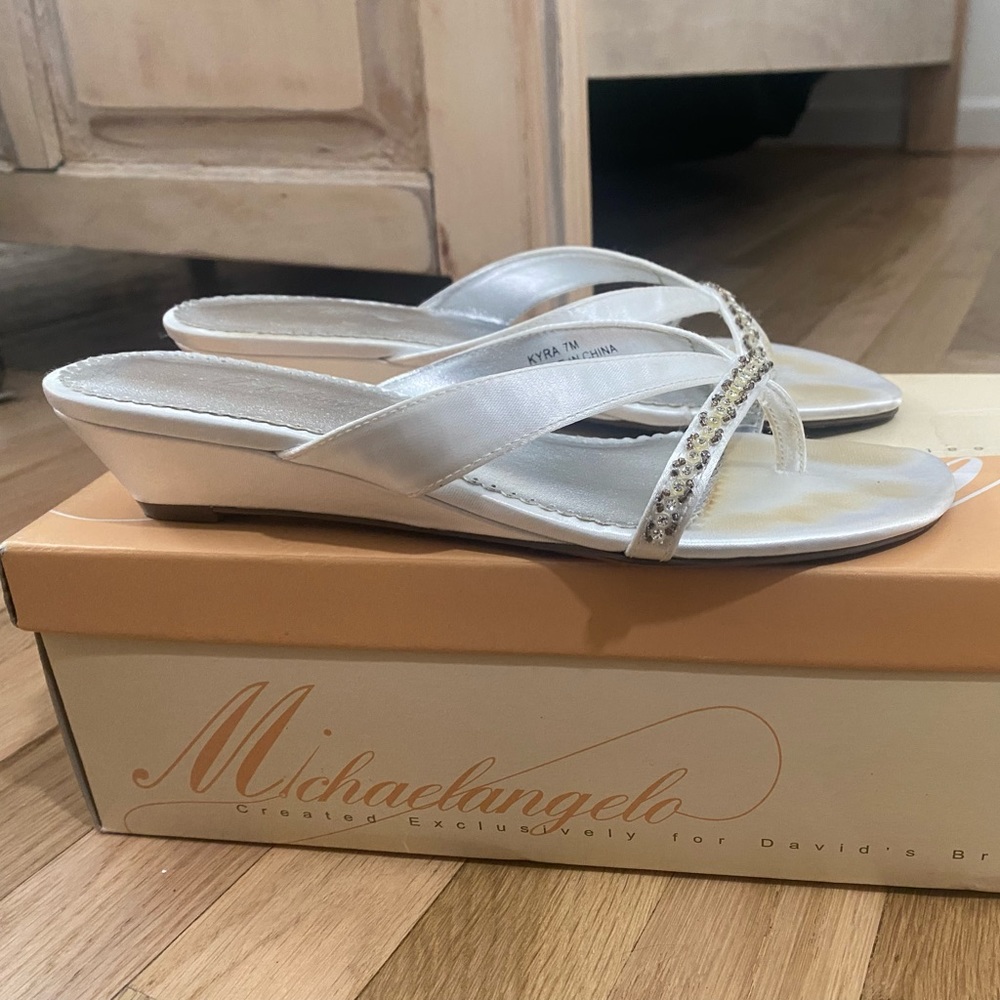 Bridal Wedges- 6.5